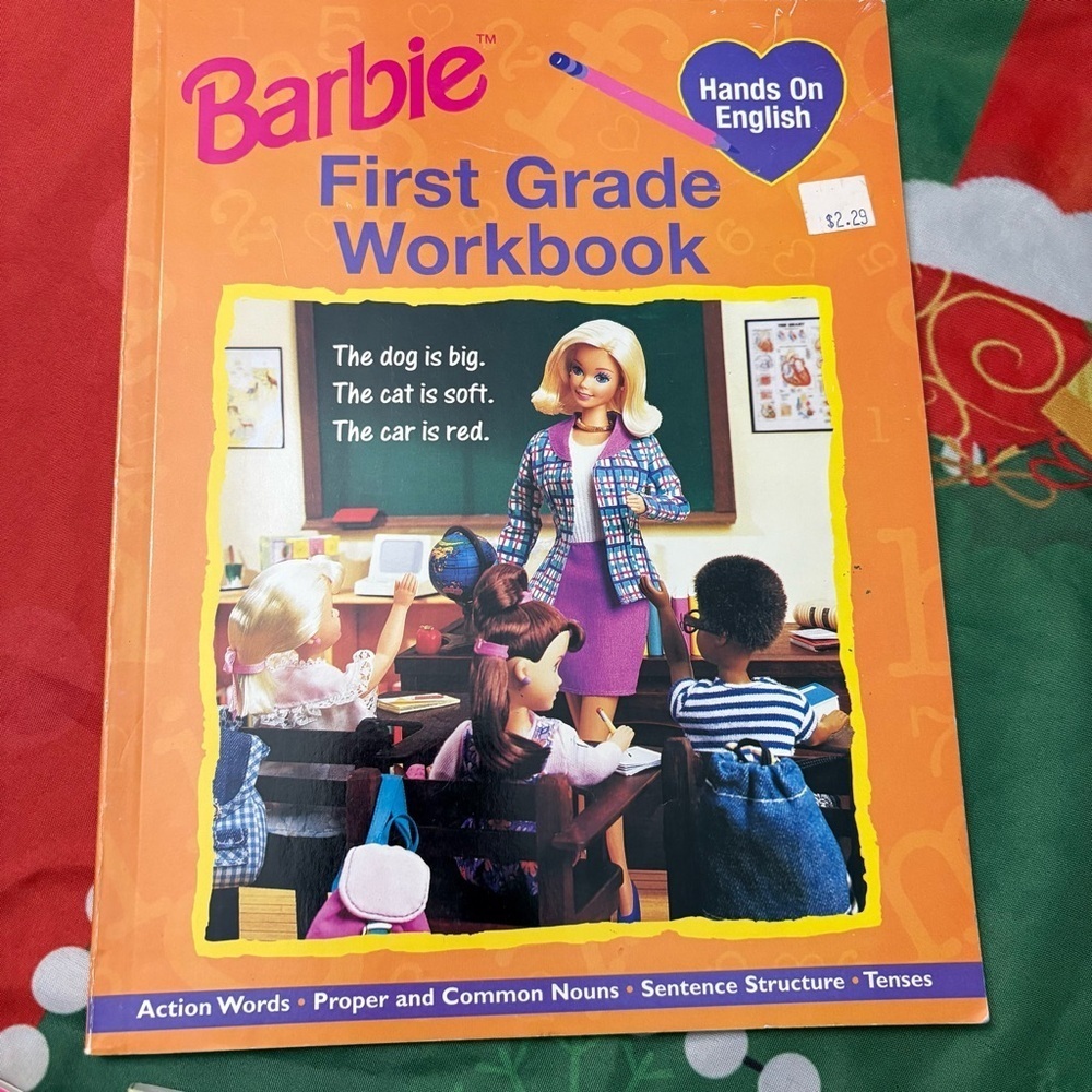 Vintage school Barbie books first grade work books lot of 4 - Picture 3 of 12
